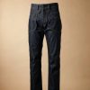 Indigo raw selvedge denim jeans